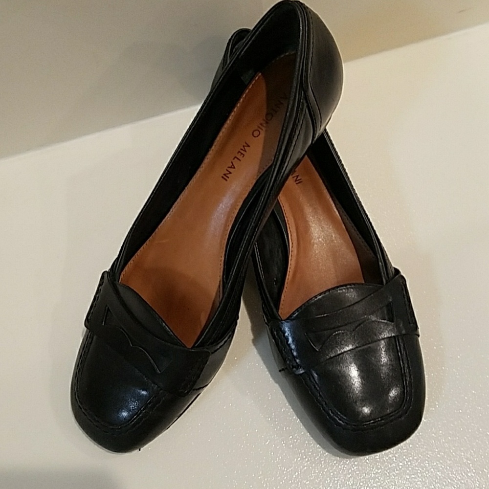 Black Antonio Melani Loafers